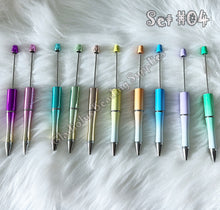 Load image into Gallery viewer, Set of 10 Beadable Plastic Pen - Blank Plastic Pen (On Sale)