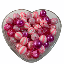 Load image into Gallery viewer, 50 Qty 20mm Multi Theme Acrylic Solid Beads - Bubblegum Beads - Chunky Beads