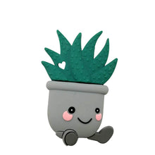 Load image into Gallery viewer, Cactus Teether - Silicone - Silicone Pendant - Food Grade - Sensory Pendant