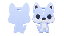 Load image into Gallery viewer, Husky Teether, Silicone Teether BPA free , Food Grade Teether, Sensory Pendant Teether