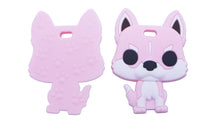 Load image into Gallery viewer, Husky Teether, Silicone Teether BPA free , Food Grade Teether, Sensory Pendant Teether