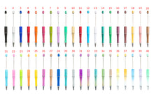Load image into Gallery viewer, Set of 10 Beadable Plastic Pen - Blank Plastic Pen (On Sale)