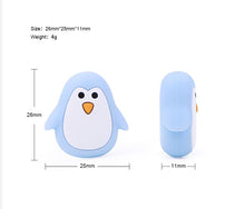 Load image into Gallery viewer, Mini Penguin Teether Beads - Pacifier Sensory Jewelry