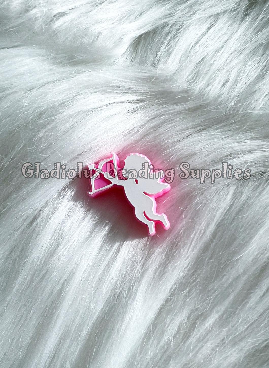 1 Pc 29mm -Valentine Cupid Focal Beads - Silicone Beads - Focal Beads - Valentine Beads