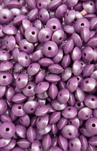 Load image into Gallery viewer, 10 Qty 12mm Opal Lentil Beads - Spacer Beads - Silicone Beads
