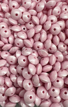 Load image into Gallery viewer, 10 Qty 12mm Opal Lentil Beads - Spacer Beads - Silicone Beads
