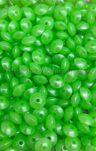 Load image into Gallery viewer, 10 Qty 12mm Opal Lentil Beads - Spacer Beads - Silicone Beads
