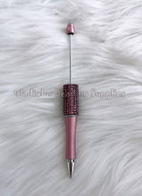 Load image into Gallery viewer, Rhinestone Beadable Plastic Pen - Blank Plastic Pen
