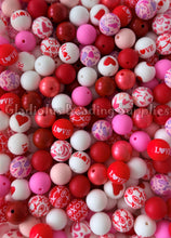 Load image into Gallery viewer, 15mm Valentine Mixed Theme, Heart Beads, Solid Color Beads, Silicone Bead, Loose Beads
