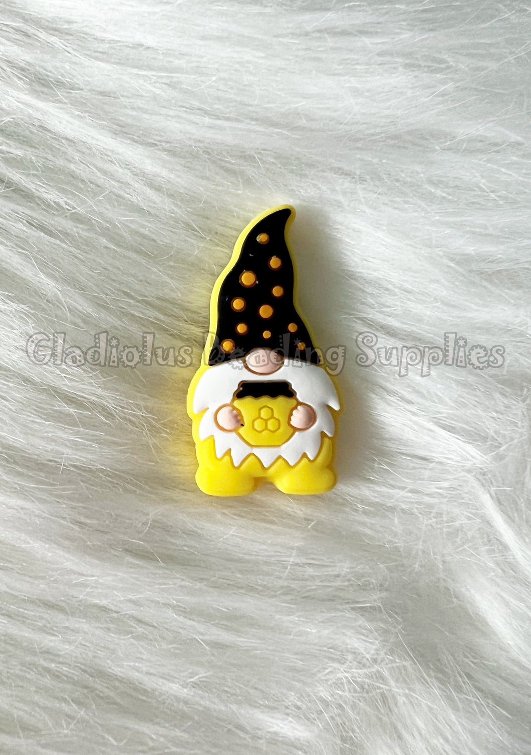 1 Pc 27mm*19mm - Gnome Beads - Honey Beads - Loose Beads - Silicone Beads - Focal Beads