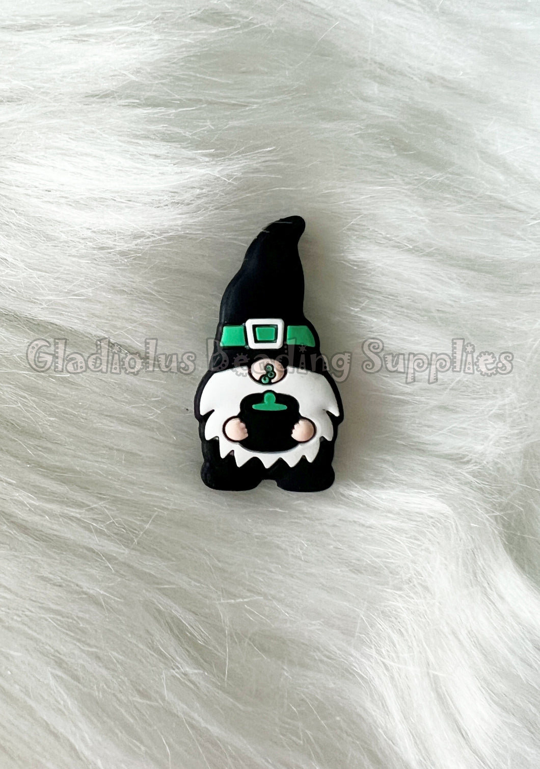 1 Pc 27mm*19mm - Gnome Beads - Halloween Beads - Loose Beads - Silicone Beads - Focal Beads