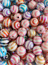 Load image into Gallery viewer, 10 Pcs 16mm - Mixed Spiral Beads - AB Beads - Acrylic Beads
