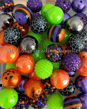 Load image into Gallery viewer, 50 Qty 20mm Halloween Mixed - Acrylic Mixed Beads - Chunky Beads
