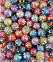 Load image into Gallery viewer, 16mm Bling Bling Mixed Beads - Acrylic Beads - Bubblegum Beads - Chunky Beads
