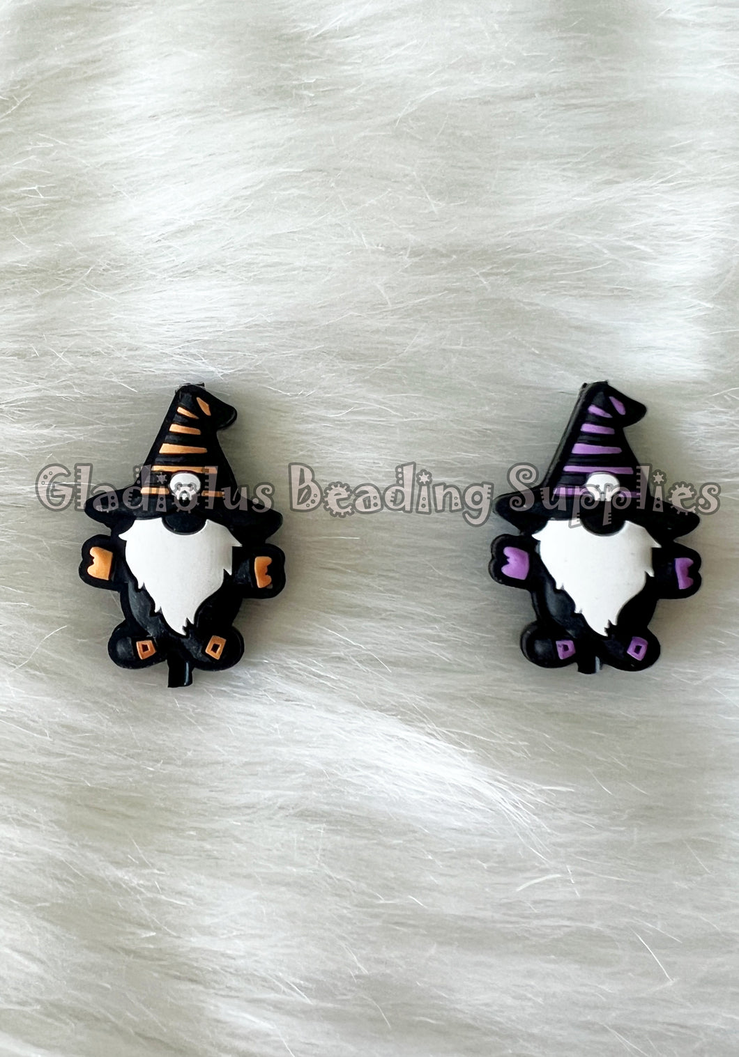 1 Pc 32mm*19mm - Gnome Beads - Halloween Beads - Loose Beads - Silicone Beads - Focal Beads