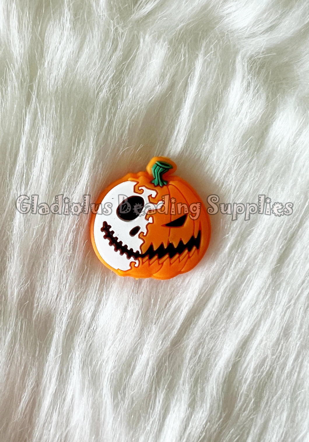 1 Pc 30mm*30mm - Pumpkin Beads - Silicone Beads - Focal Beads - Halloween Beads