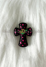 Load image into Gallery viewer, 1 Pc 22mm*29mm - Cross Beads - Silicone Beads - Focal Beads
