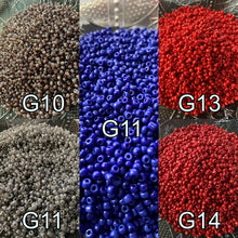 Load image into Gallery viewer, 40g 8/0 3mm Glass Seed Beads - For Jewelry Making - Craft
