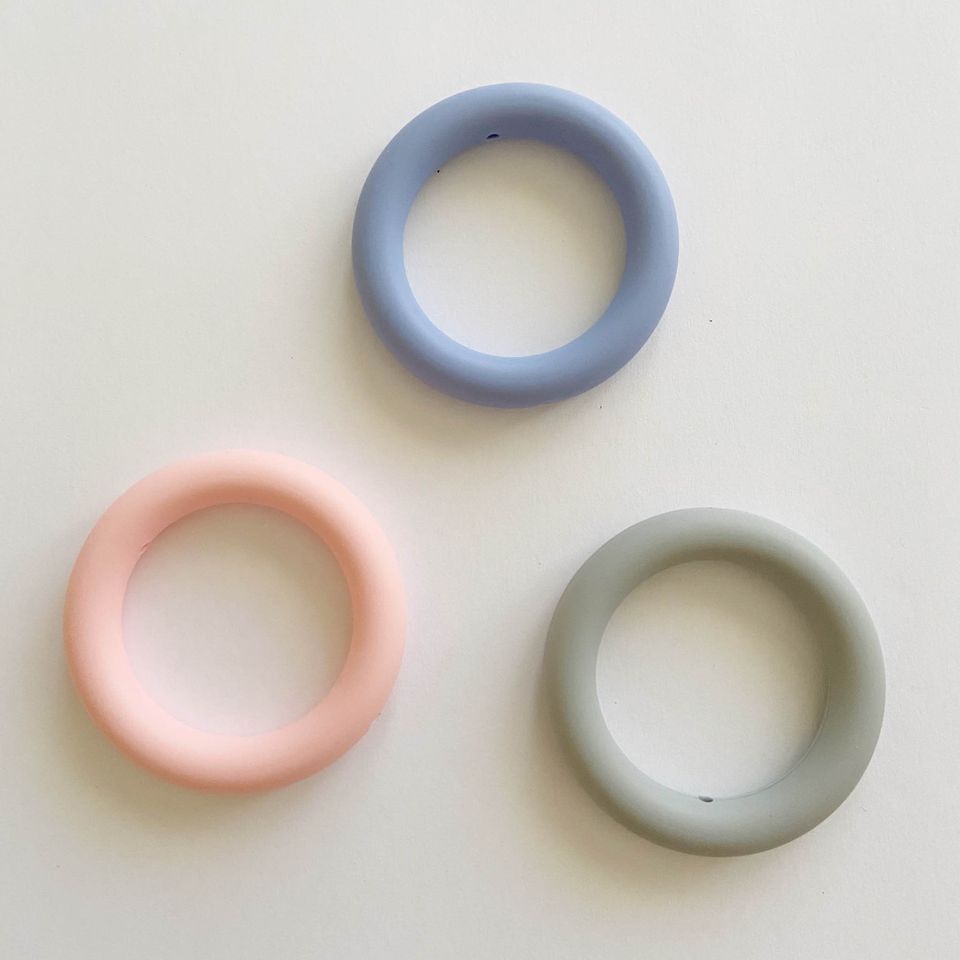 Teething Ring For Baby - Food Grade Teether - Silicone Teething - DIY Supplies