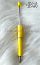 Load image into Gallery viewer, Beadable Plastic Pen - Blank Plastic Pen (On Sale)
