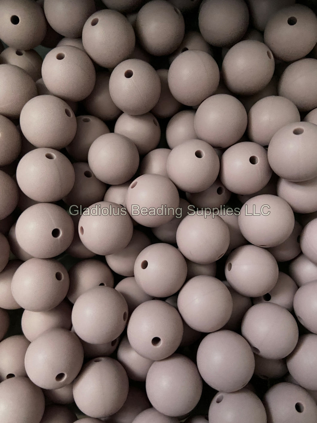 Mauve Color Beads, 12mm/15mm Round Silicone Bead, Teething Beads, BPA Free, Loose Beads