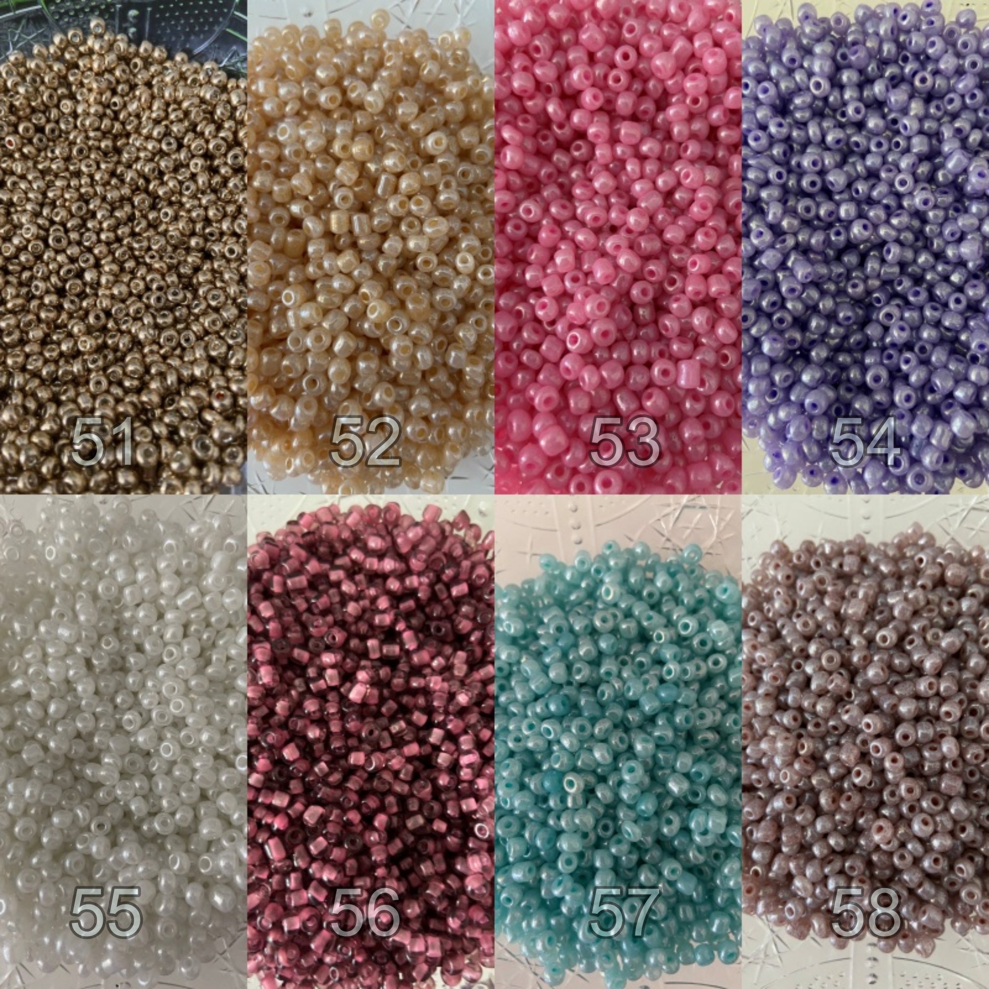 40g 6/0 4mm Glass Seed Beads - For Jewelry Making - Craft