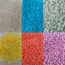 Load image into Gallery viewer, 100 pcs 8mm Acrylic Clear Solid Beads - Multicolor Beads - For Jewelry Making
