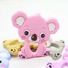 Load image into Gallery viewer, Koala Teether, Silicone Teether BPA free , Food Grade Teether, Sensory Pendant Teether
