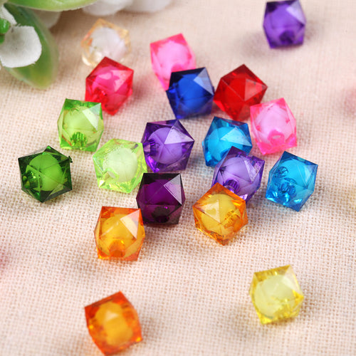 Wxboom 100Pcs 10Mm Colorful Craft Beads For Bracelets Making Round