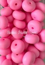 Load image into Gallery viewer, 14mm Abacus Solid Color Beads, Silicone Bead, Teething Beads, BPA Free, Loose Beads
