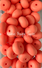 Load image into Gallery viewer, 14mm Abacus Solid Color Beads, Silicone Bead, Teething Beads, BPA Free, Loose Beads
