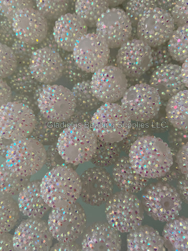 20mm Don Flamingo Matte Print - Valentine White Acrylic Matter Beads - –  Gladiolus Beading Supplies LLC