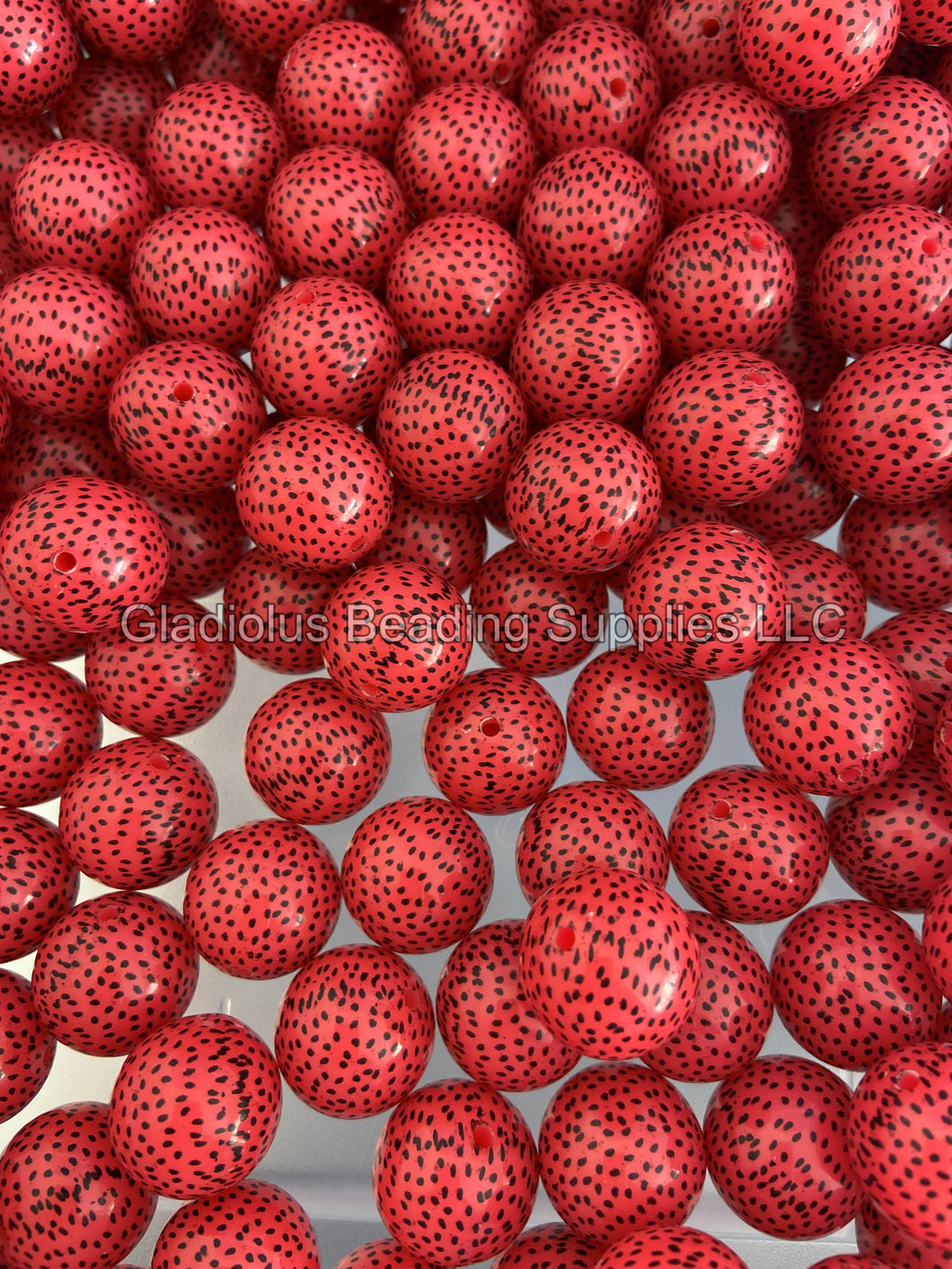 20mm Fruit Dot- Acrylic Solid Beads - Bubblegum Beads - Chunky Beads