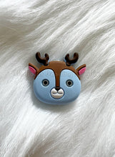 Load image into Gallery viewer, 1 Pc 33mm*30mm - Deer Head Beads - Silicone Beads - Focal Beads - Pacifier Sensory Jewelry
