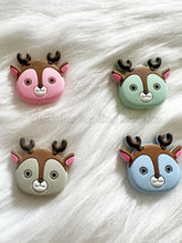 Load image into Gallery viewer, 1 Pc 33mm*30mm - Deer Head Beads - Silicone Beads - Focal Beads - Pacifier Sensory Jewelry
