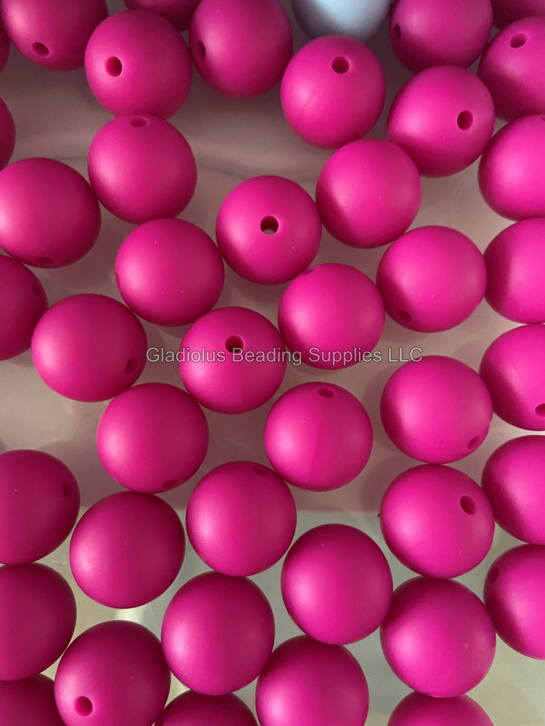 Violet Solid Color Beads, 12mm/15mm Round Silicone Bead, Teething Beads, BPA Free, Loose Beads.