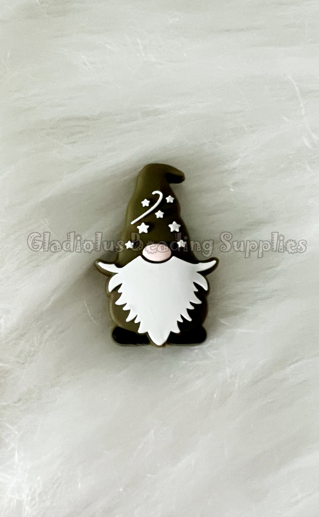 1 Pc 20mm*33mm - Gnome Beads - Silicone Beads - Focal Beads