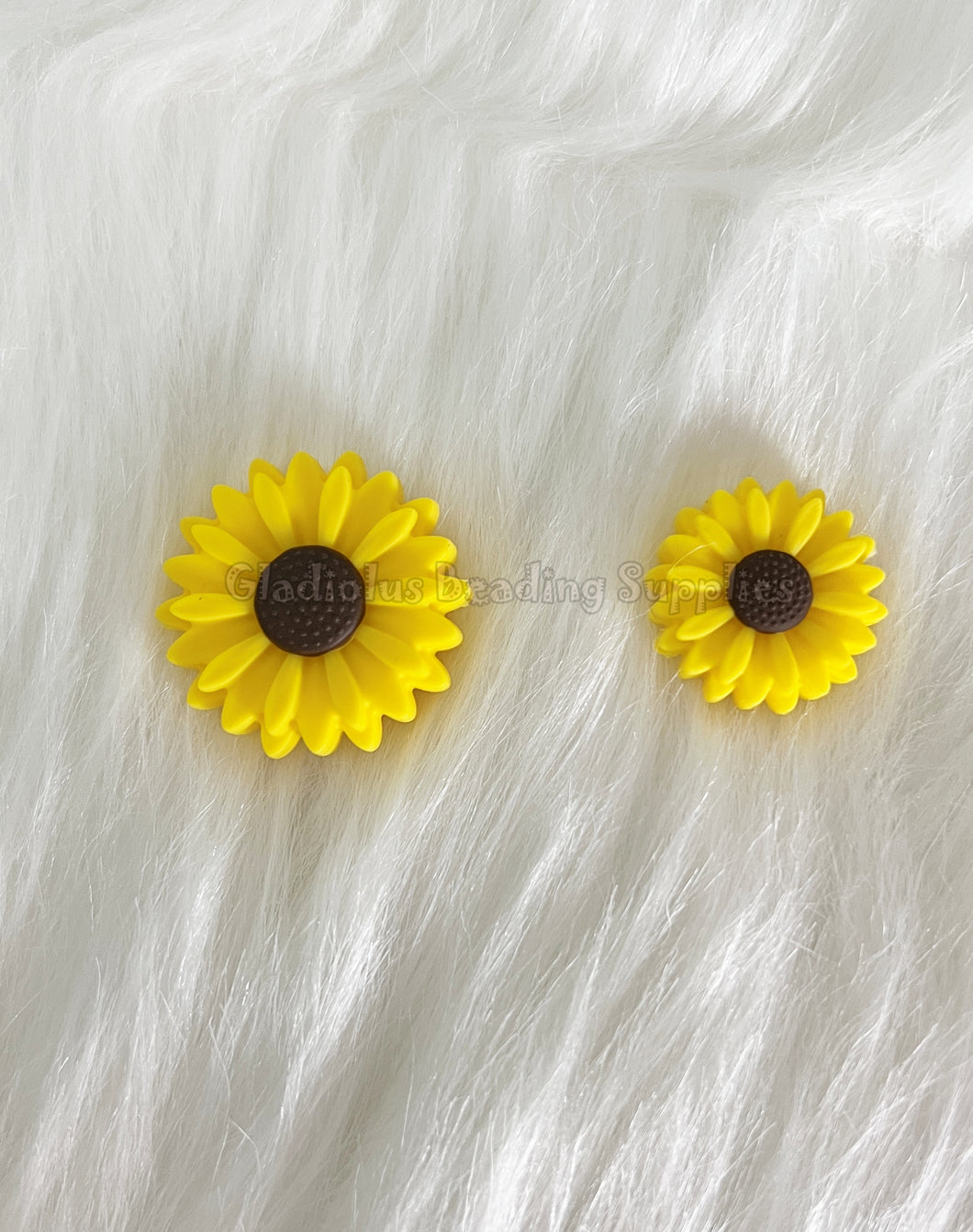 22mm&30mm Sunflower Silicone Beads - Focal Beads