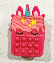 Load image into Gallery viewer, Unicorn Purse - Silicone Toy - Popper Purse
