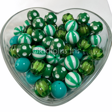 Load image into Gallery viewer, 50 Qty 20mm Multi Theme Acrylic Solid Beads - Bubblegum Beads - Chunky Beads
