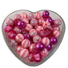 Load image into Gallery viewer, 50 Qty 20mm Multi Theme Acrylic Solid Beads - Bubblegum Beads - Chunky Beads
