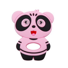 Load image into Gallery viewer, Panda Teether, Silicone Teether BPA free , Food Grade Teether, Sensory Pendant Teether
