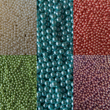 Load image into Gallery viewer, 100 pcs 8mm Pearl Look Acrylic Beads - Single Color Beads - For Jewelry Making
